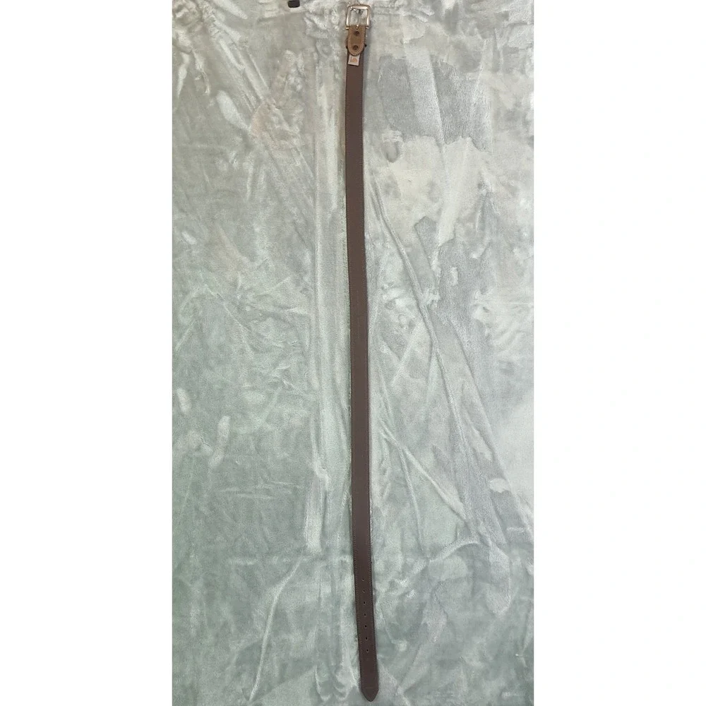 Carhartt Mens Leather Belt 48 Brown Detroit Triple Stitch Casual Workwear 2022